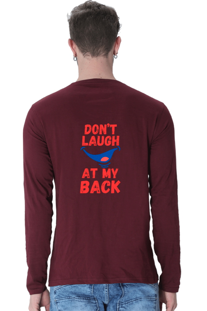 Stand Out in Style: Bluelander Full Sleeve Cotton T-Shirts – Enhanced Back Design for Supreme Comfort and Timeless Elegance.