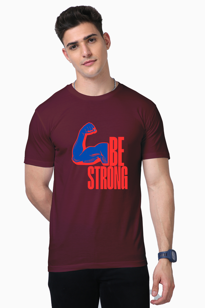 Strength in Style: Bluelander Supima Half Sleeve T-Shirts – Supreme Comfort, Enhanced Design – Embrace Your Power.