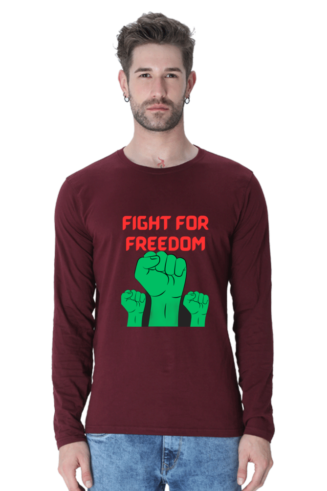 Make a Statement: Bluelander's Cotton Full Sleeve Tee – Unmatched Comfort, Simply Stylish.