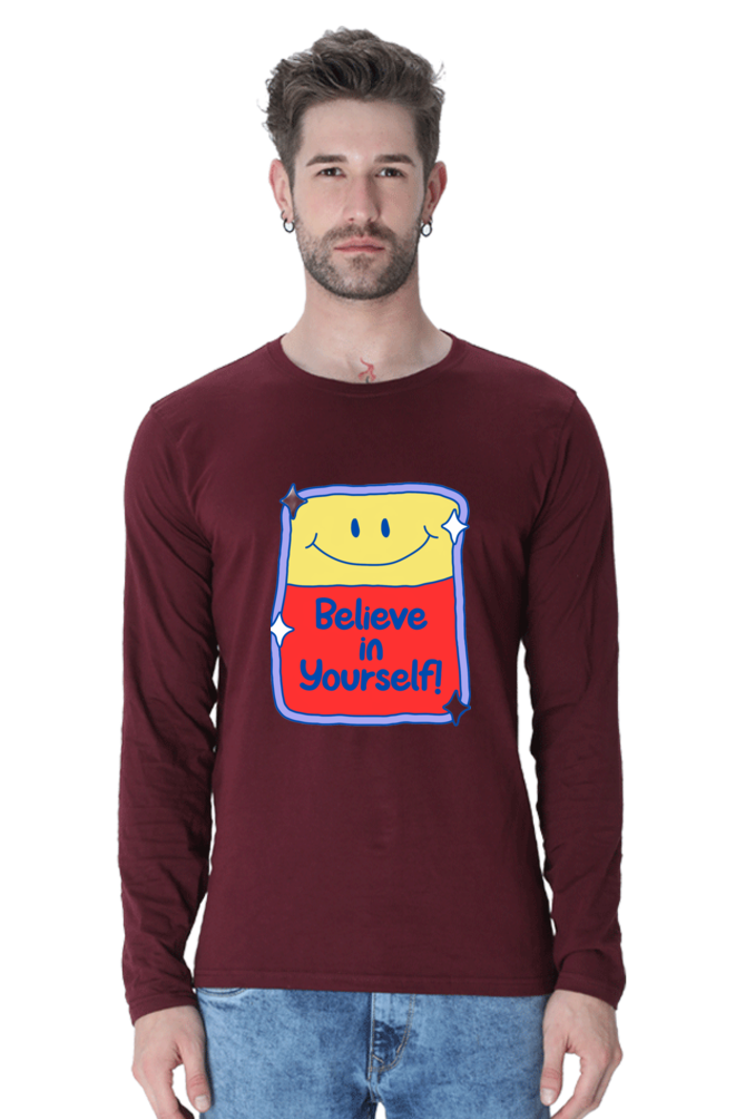 Sleeve it to Believe it: Embrace Your Journey with Bluelander's Full Sleeve Tee!