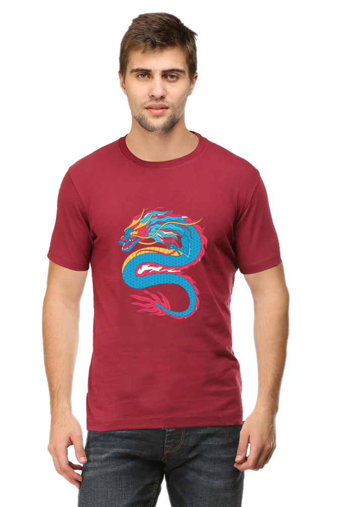 Style Redefined: Embrace Bluelander's Cotton Half Sleeve T-Shirts with Enhanced Design!