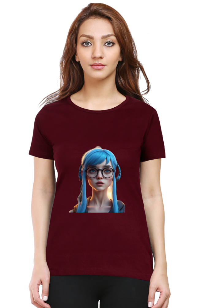 Unveiling Timeless Comfort: Bluelander Cotton Half Sleeve T-Shirts – AI-Enhanced Design, A Fashion Revolution for Our Beautiful Sisters and Moms of India.