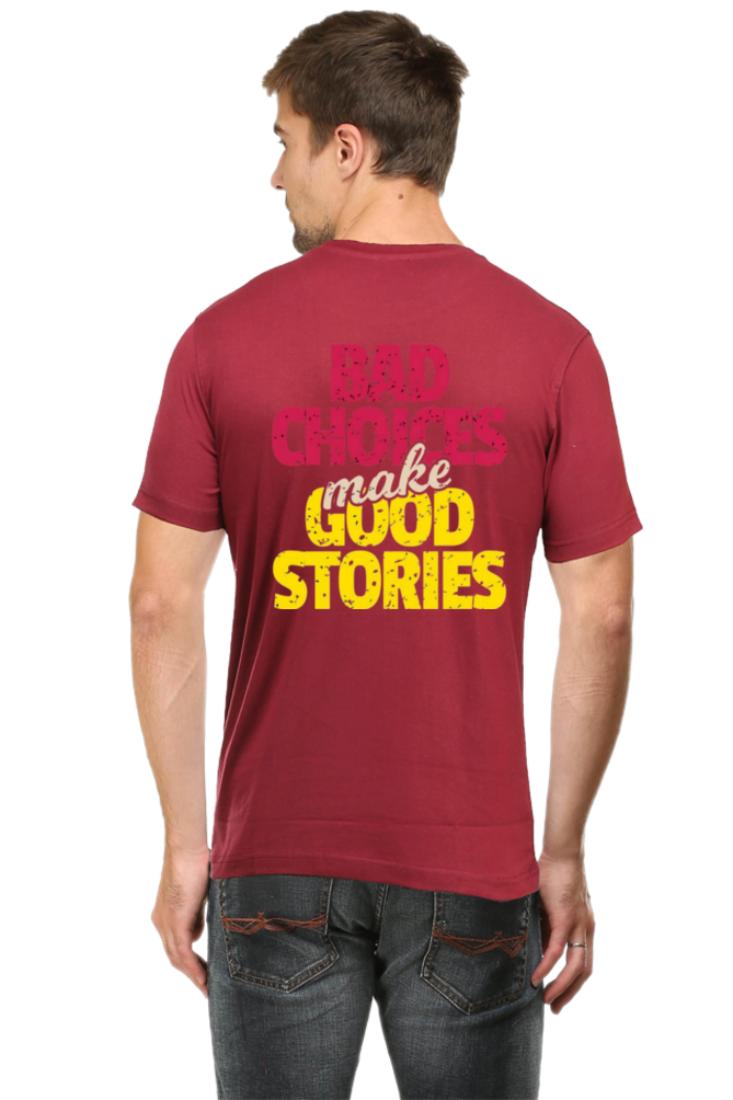 Let's create good stories together: Bluelander's Premium Cotton Bio-Washed Half-Sleeve T-Shirt