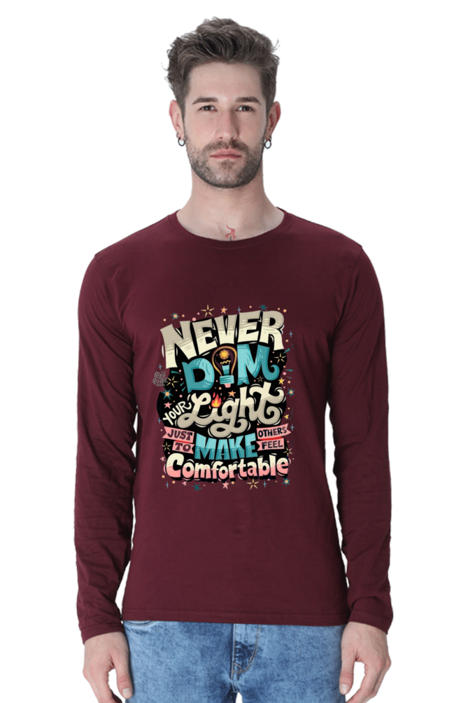 Bluelanders: Comfort Redefined - Unisex Premium Cotton Bio-Washed Full-Sleeve T-Shirt.