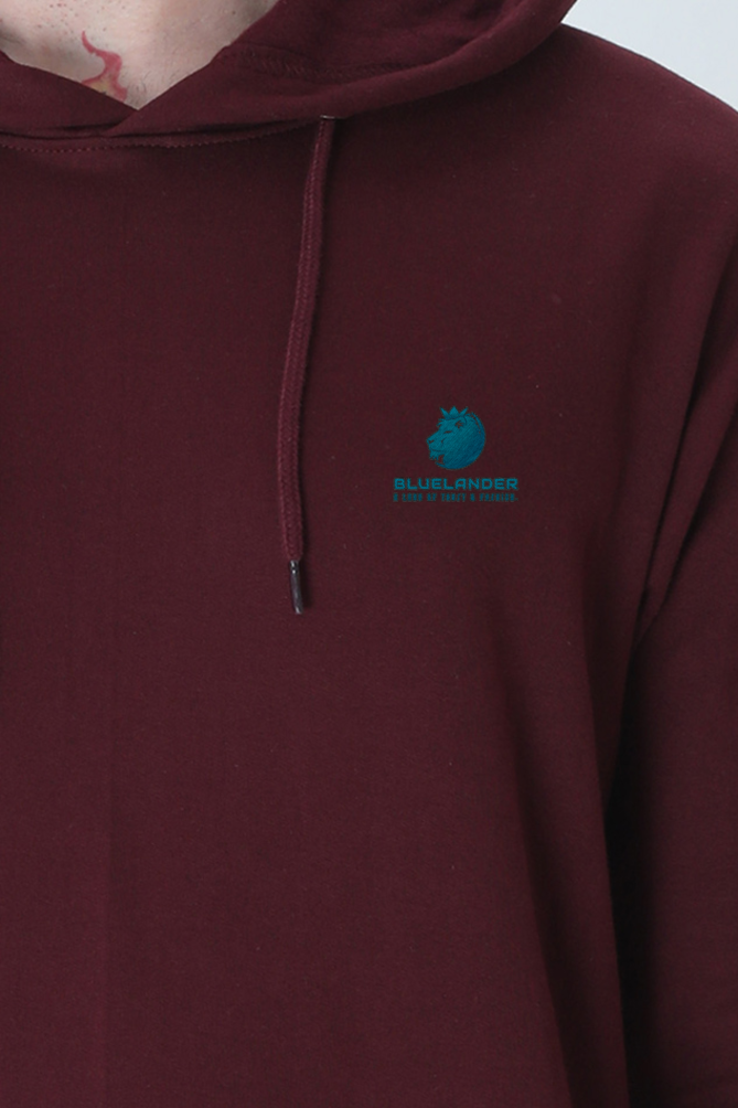 Bluelander Unisex Hoodie: 300 GSM Soft Cotton, Derby Ribbed.