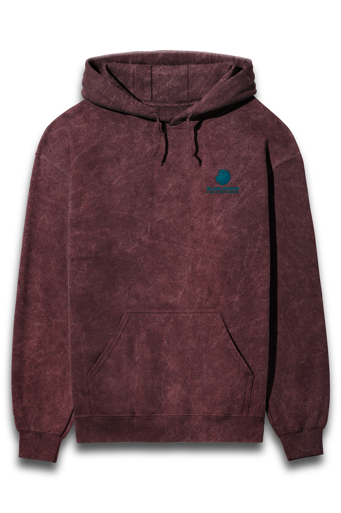 Vintage Vibes, Modern Comfort: Bluelanders Acid-Washed Hoodie