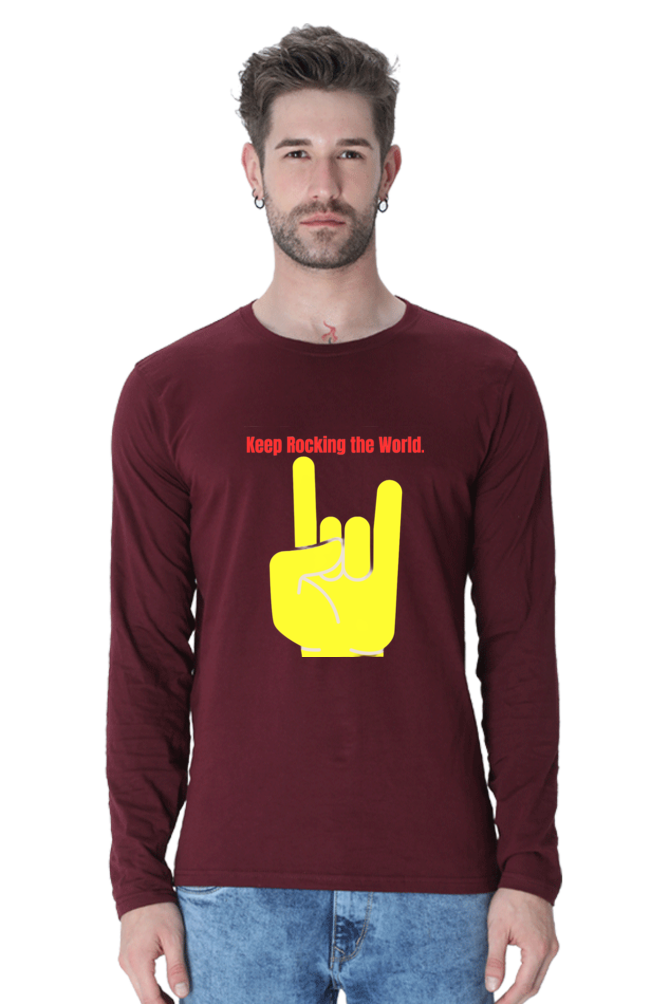 Bluelander's High-Quality Full Sleeve Cotton Tee – Rock Your Style with Confidence.
