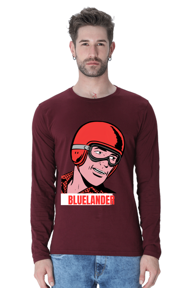 Unveil the Latest Designs with Bluelander's Cotton Full Sleeve T-Shirts!