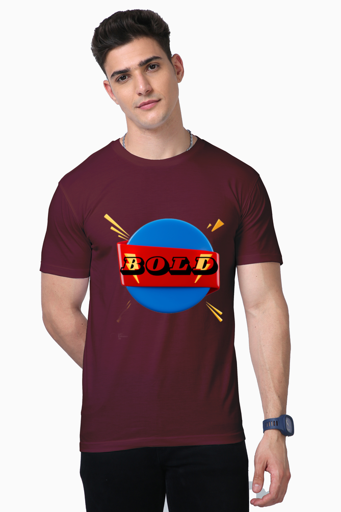 Stay Bold with Bluelander's Supima Cotton Half Sleeve T-Shirt!