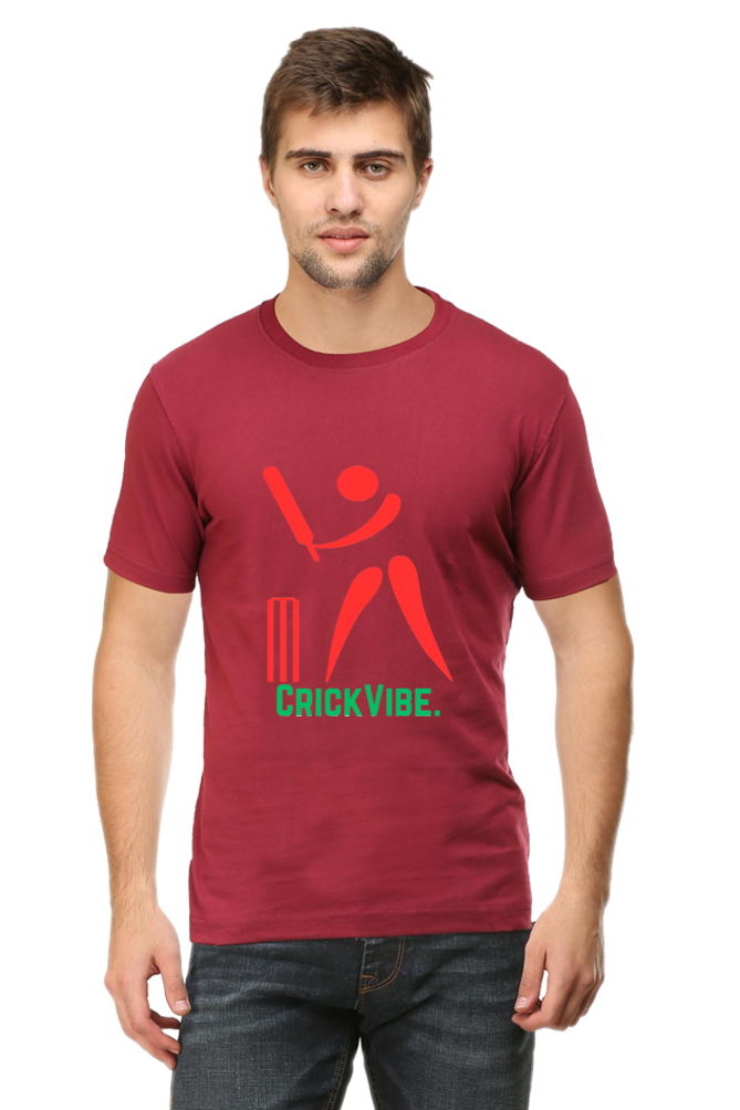 Bluelander's Cotton Half Sleeve T-Shirt -Rock the Cricket Ground in Comfort and Style!