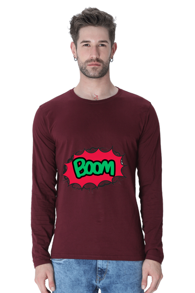 Bluelander's Cotton Full Sleeve T-Shirts: Stand Out with Unique Designs, Earn Compliments on the Go!