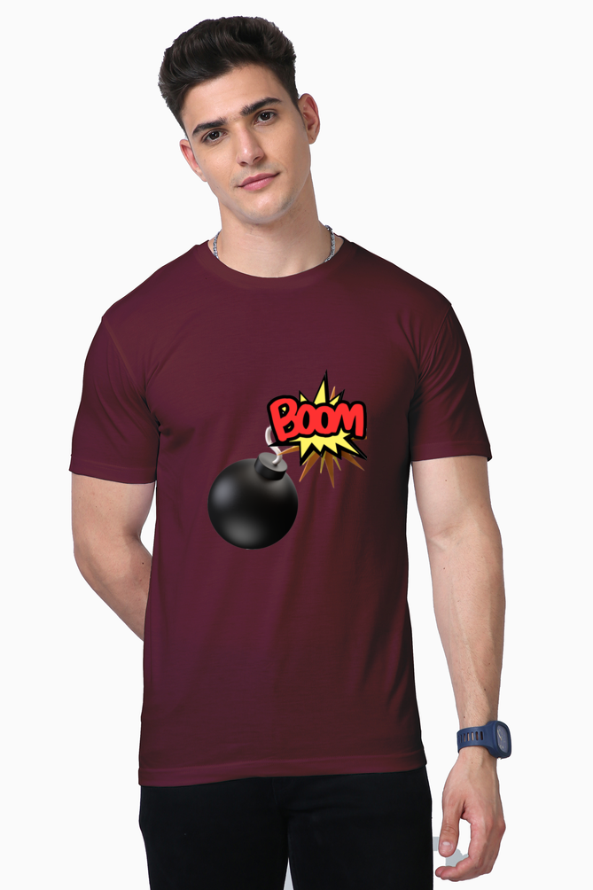 Rock Your Style with Bluelander's Supima Cotton Half Sleeve T-Shirt!