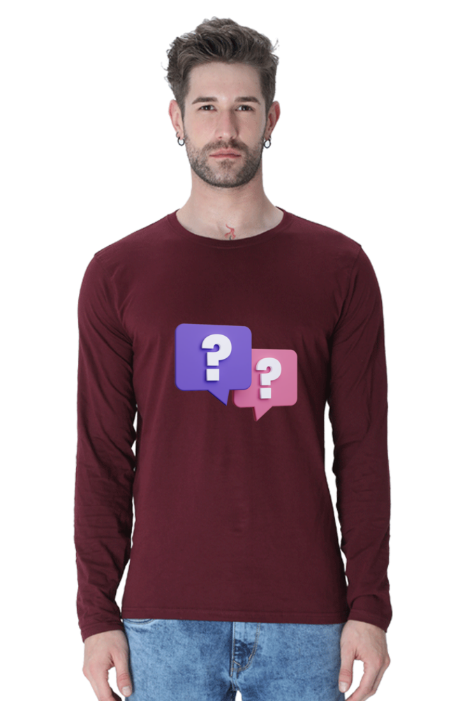 Unleash Your Style: Fun and Playful Vibes with Bluelander's Cotton Full Sleeve Tee!