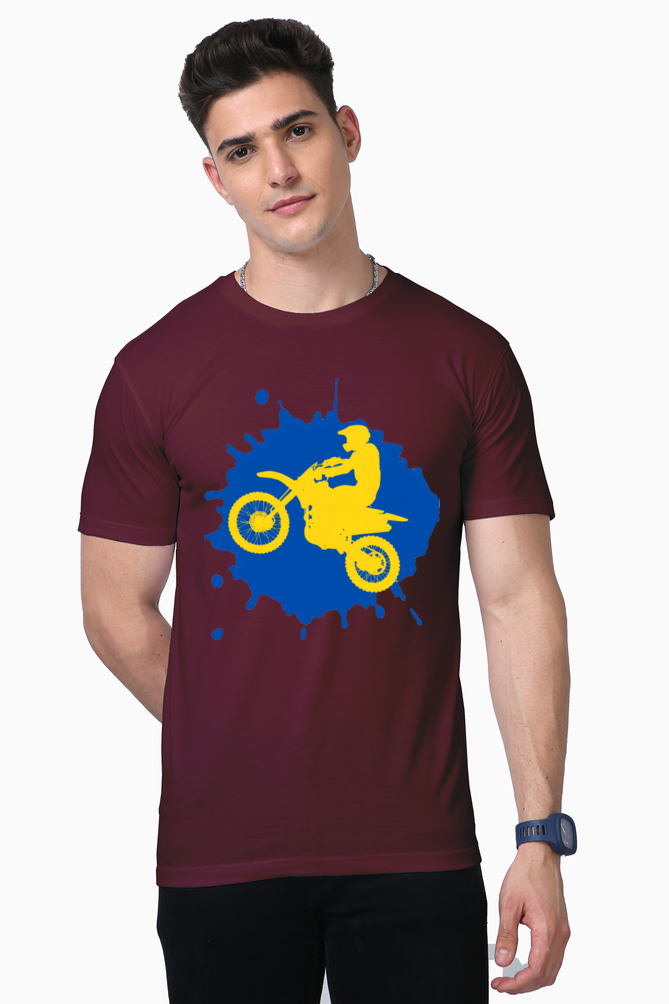 Bluelander's Cotton Full Sleeve T-Shirt: Ride in Style with Safety in the Best Designs!
