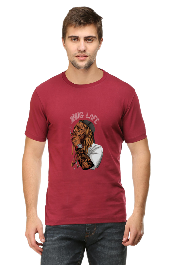 Bluelander Unisex Regular Fit T-Shirt: Soft, Breathable, 100% Cotton, Pre-Shrunk, Bio-Washed, Lycra Ribbed Neck