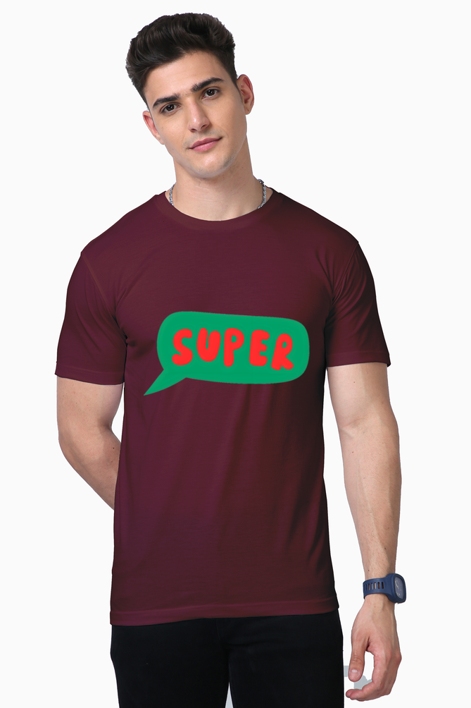 Experience Luxury Comfort: Bluelander's Supima Cotton Half Sleeve T-Shirt!