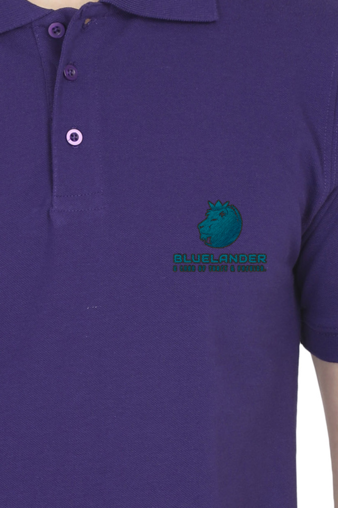 Bluelander's Polo: 220 GSM Premium Cotton - Super Combed, Bio Washed, Unisex Fit. Step into comfort, stride towards your dreams