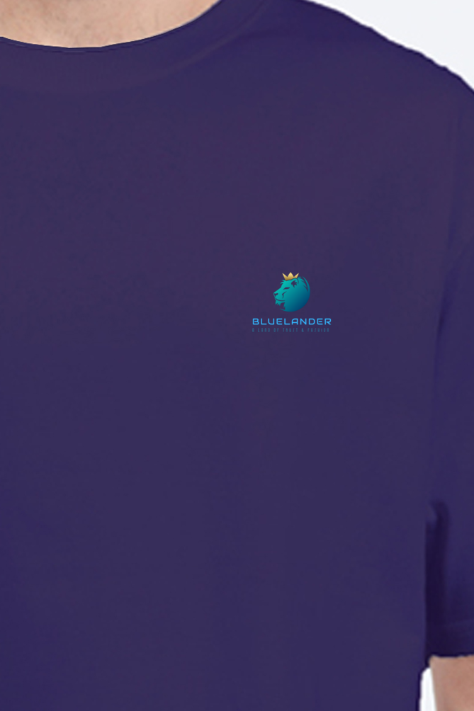 Glow Up Your Nights with Bluelander's Oversize Classic Cotton T Shirts: Futuristic Designs for Stylish Nights!