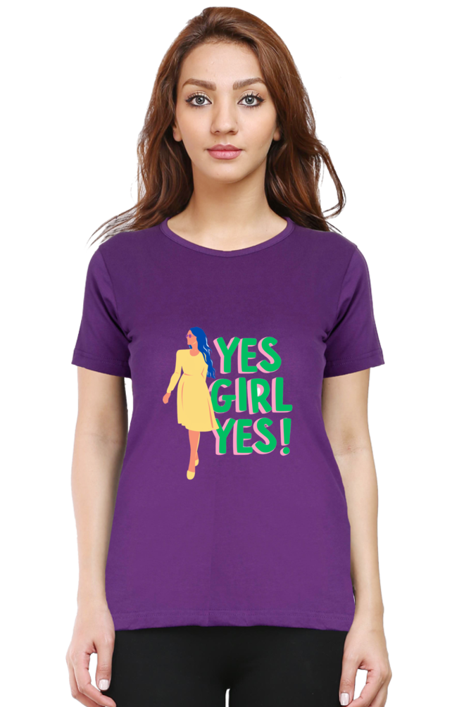 Empowering Every She: BlueLander's Girls and women's Cotton Half Sleeve T-Shirts - Enhanced Design and Supreme Comfort, Tailored for Our Sisters and Moms in India.