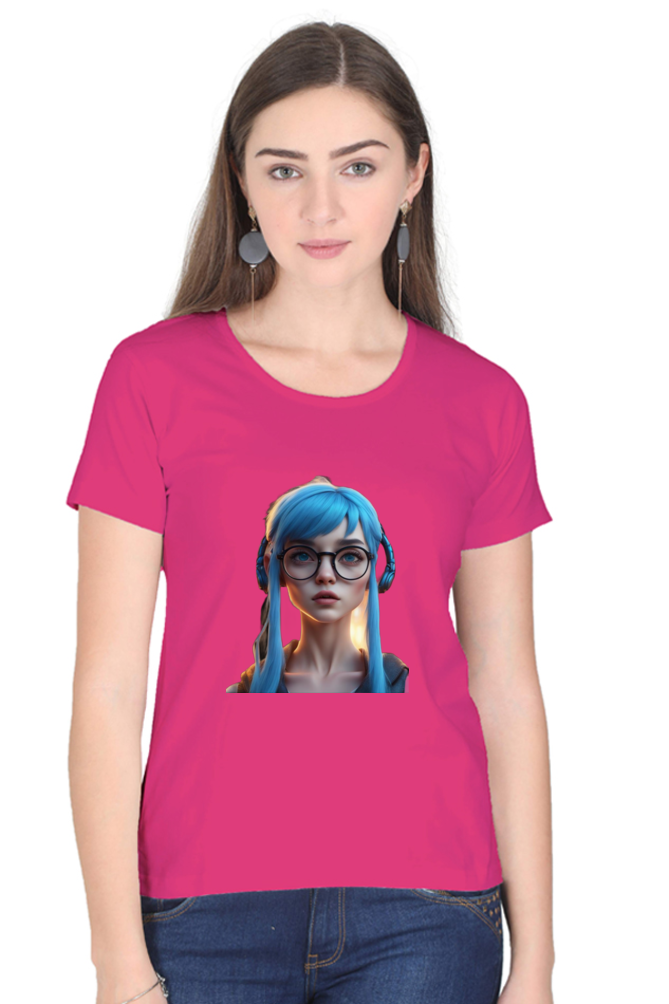 Unveiling Timeless Comfort: Bluelander Cotton Half Sleeve T-Shirts – AI-Enhanced Design, A Fashion Revolution for Our Beautiful Sisters and Moms of India.