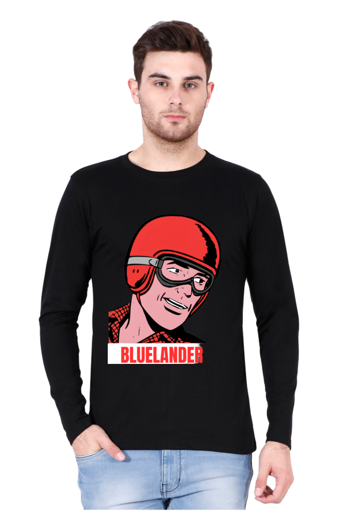 Unveil the Latest Designs with Bluelander's Cotton Full Sleeve T-Shirts!