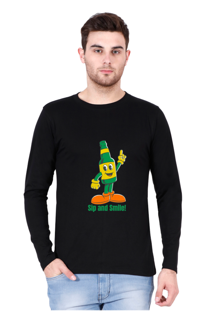 Unveil the Latest Trends: Bluelander's Cotton Full Sleeve Tee, Pioneering the New Fashion Era!