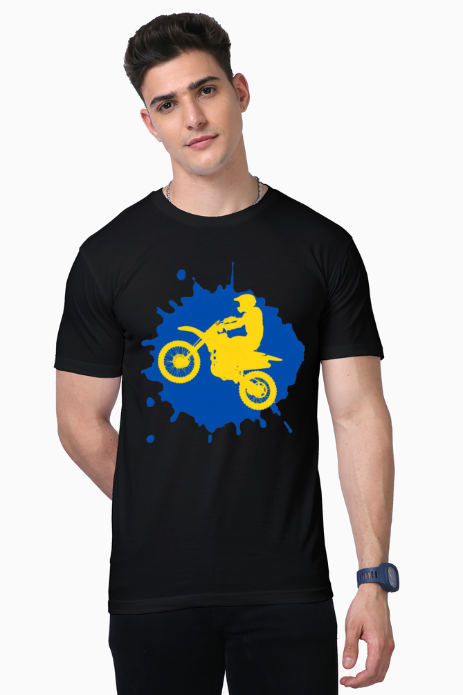 Bluelander's Cotton Full Sleeve T-Shirt: Ride in Style with Safety in the Best Designs!