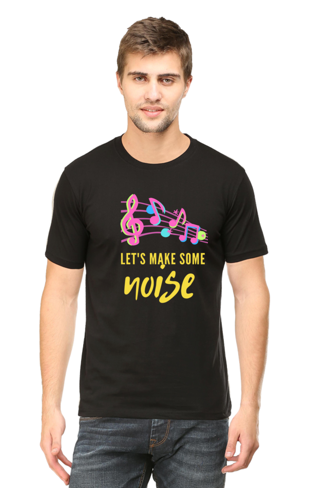 Make Waves in Style: Bluelander Cotton Half Sleeve T-Shirt - Time to Amplify Your Look and Make Some Stylish Noise