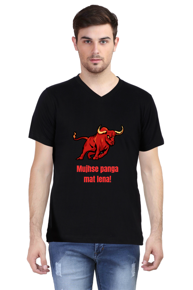 Bluelander's V Neck Cotton Half Sleeve T-Shirts - Step into Style!