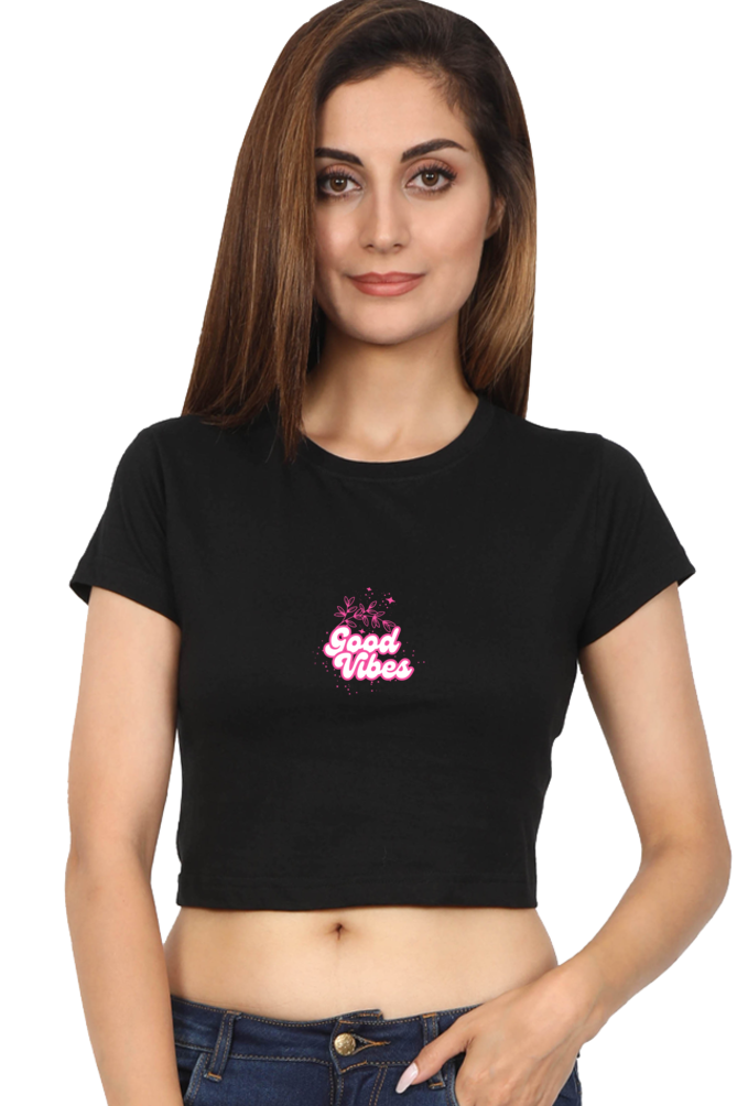 Bluelander Classic Cotton Female Crop Top: Embrace Feel-Good Vibes with Style and Comfort