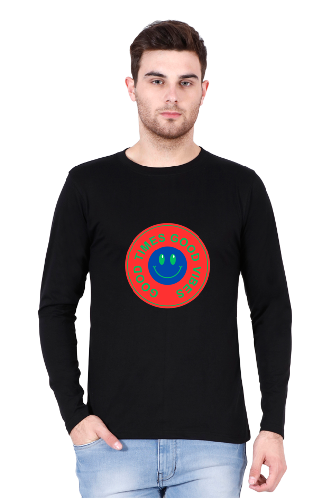 Level Up Your Style Game: Rocking Out in Bluelander's Cotton Full Sleeve T-Shirts!