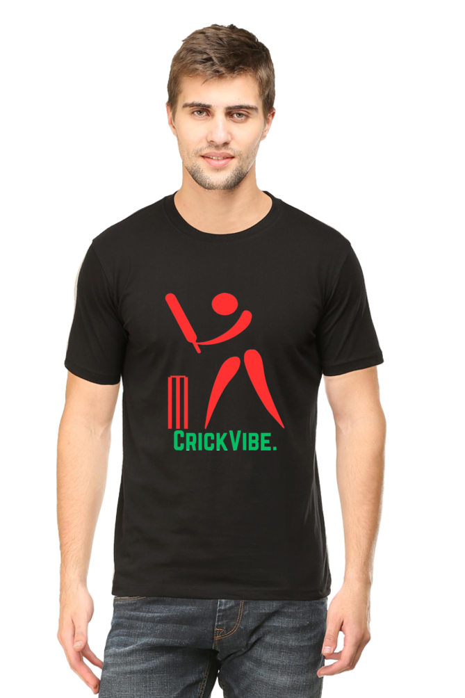 Bluelander's Cotton Half Sleeve T-Shirt -Rock the Cricket Ground in Comfort and Style!
