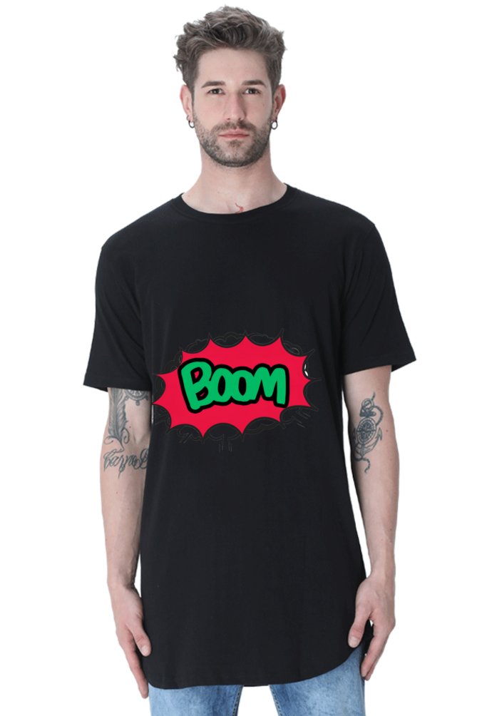 Bluelander's Half Sleeve Cotton Longline Curved T-Shirt: Catch Eyes, Steal Hearts!