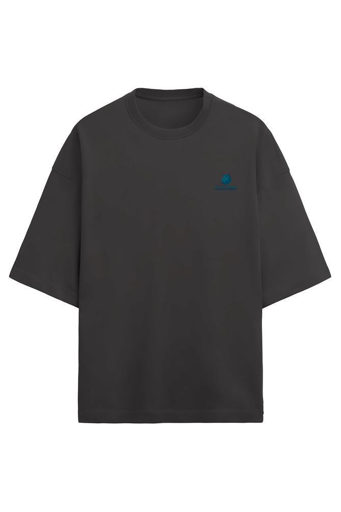 Style Meets Comfort: Bluelander Terry Oversized T-Shirt | 90% Cotton 10% Polyester | Unisex Fit | Pre-Shrunk & Drop Shoulder Design | Explore Now!