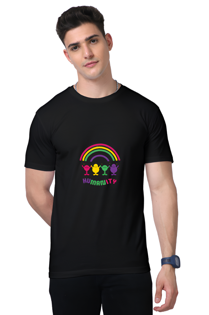 Bluelander Supima Half Sleeve T-Shirts: Experience Supreme Comfort and Style – Unleash Extraordinary Quality and Latest Designs, Show Your Humanity with Style.