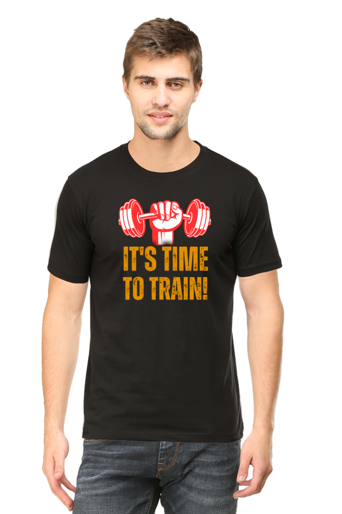 Level Up Your Fitness: Bluelander Cotton Half Sleeve T-Shirts - Supreme Comfort for Your Training Sessions