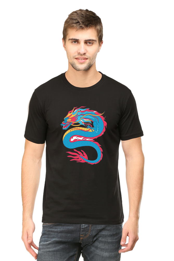 Style Redefined: Embrace Bluelander's Cotton Half Sleeve T-Shirts with Enhanced Design!