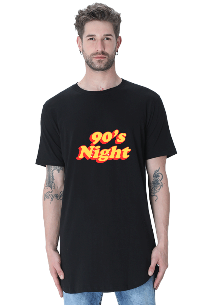 Step into Fashion's Spotlight with Bluelander's Cotton Half Sleeve Longline Curved T Shirts!