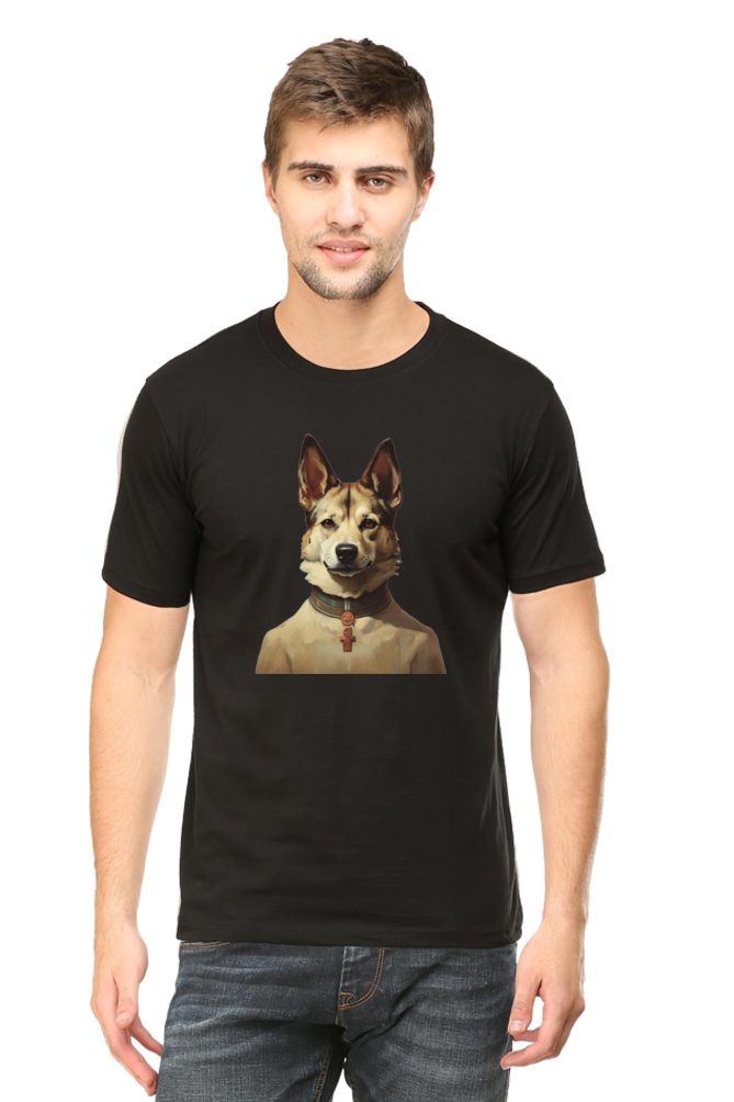 Style for Dog Lovers: Bluelander Cotton Half Sleeve T-Shirts - Comfort and Fashion, Crafted by Human and AI.