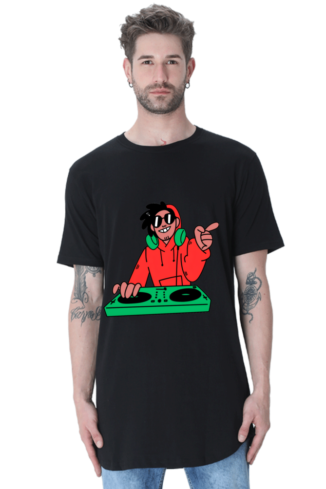 Step Up Your Style Game: Bluelander's Half Sleeve Cotton Longline Curved T-Shirts!