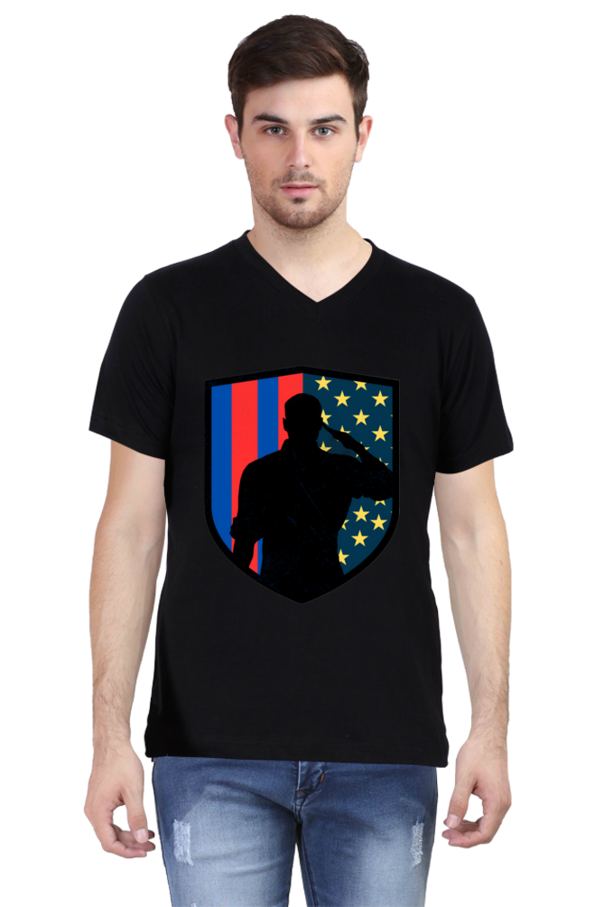 Elevate Your Casual Style: Bluelander's V Neck Cotton Half Sleeve T-Shirts