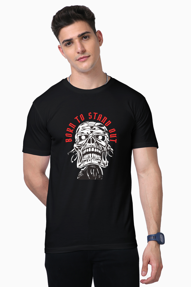 Supima Sophistication: Redefine Your Style with BlueLander's Half Sleeve T-Shirts – Born to Stand Out in Ultimate Comfort.