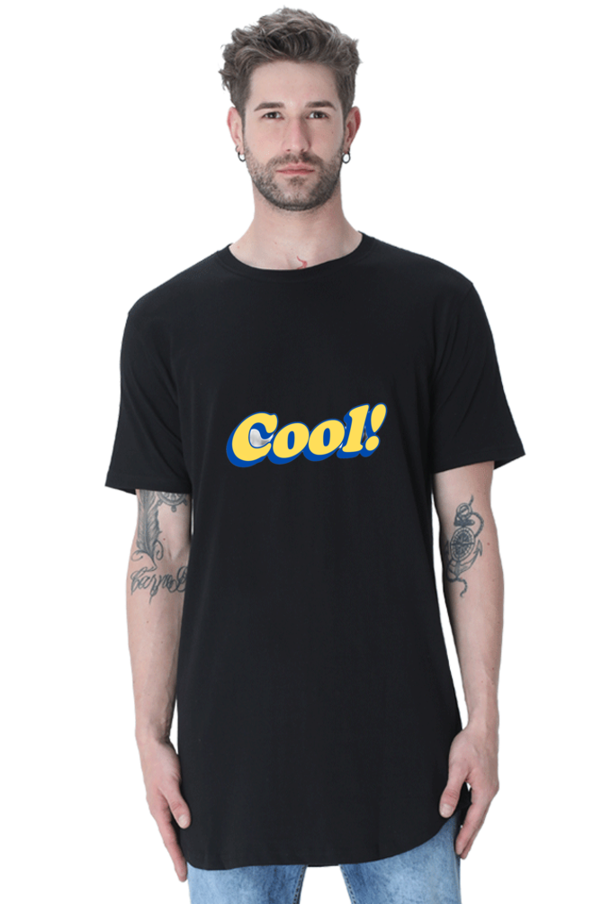 Elevate Your Everyday Look with Bluelander's Cotton Half Sleeve Longline Curved T-Shirts!