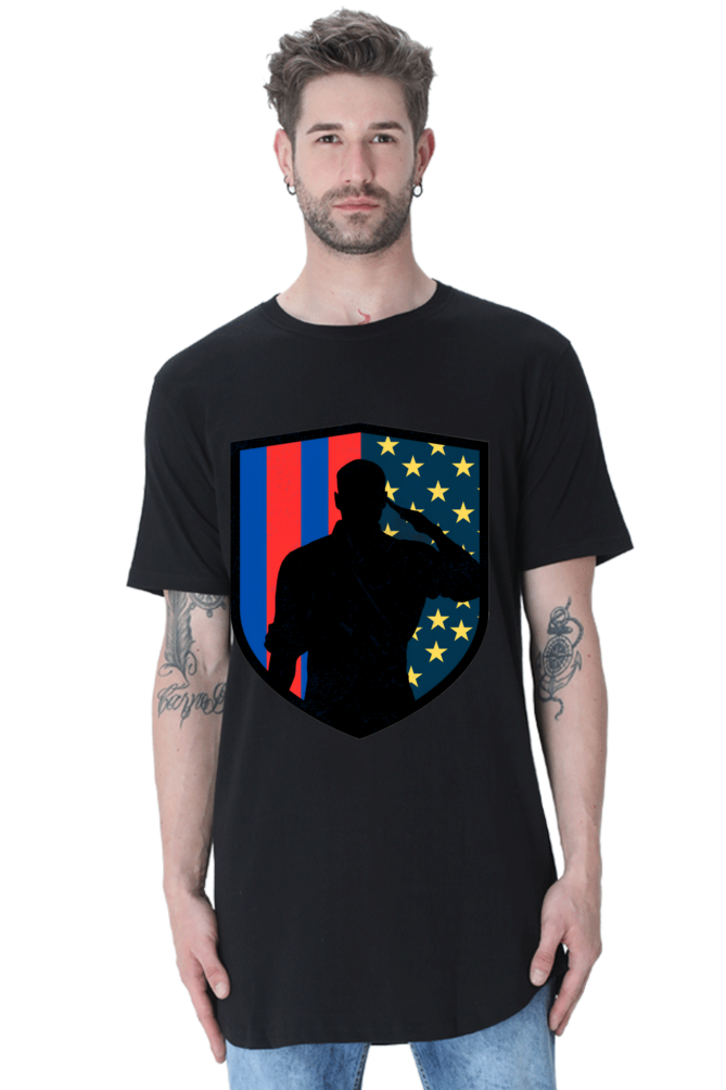 Curve with Confidence: Bluelander's Half Sleeve Cotton Longline Curved T-Shirts - Elevate Your Style!