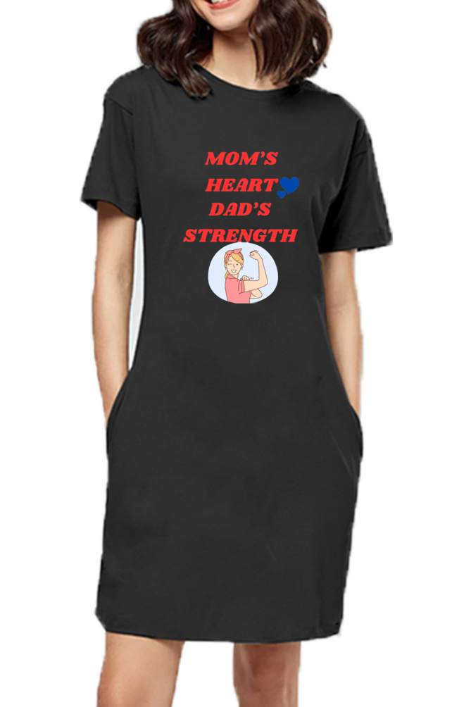 Bluelander's Cotton Girls Full T-shirt Dress: Effortless Style and Supreme Comfort.