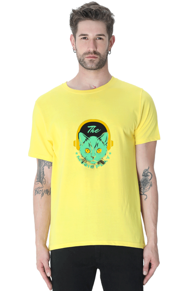 Bluelander Half Sleeve T-Shirts: Elevate Your Style with Quality Comfort and Play the Music of Your Life! #FashionWithPassion.