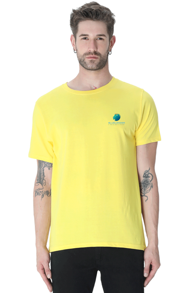 Bluelander Half Sleeve T-Shirts: Elevate Your Style with Quality Comfort and Play the Music of Your Life! #FashionWithPassion.