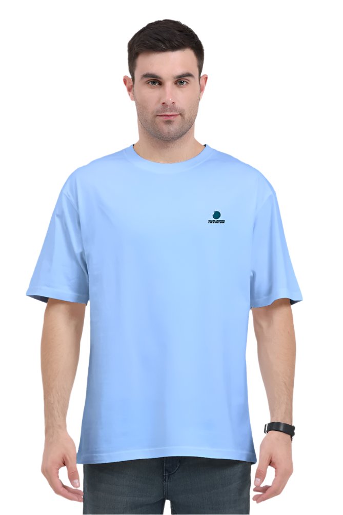Oversized Comfort, Classic Style: Bluelanders soft cotton bio washed Unisex T-Shirt.