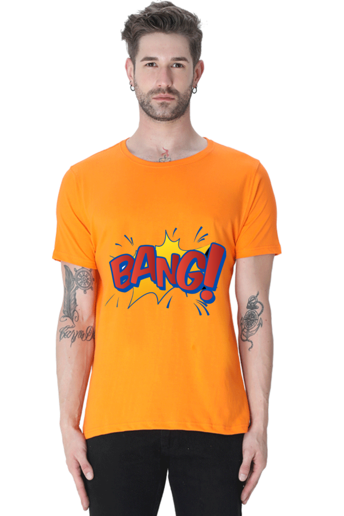 Stand Out with Bluelander's Cotton Half Sleeve T-Shirt!
