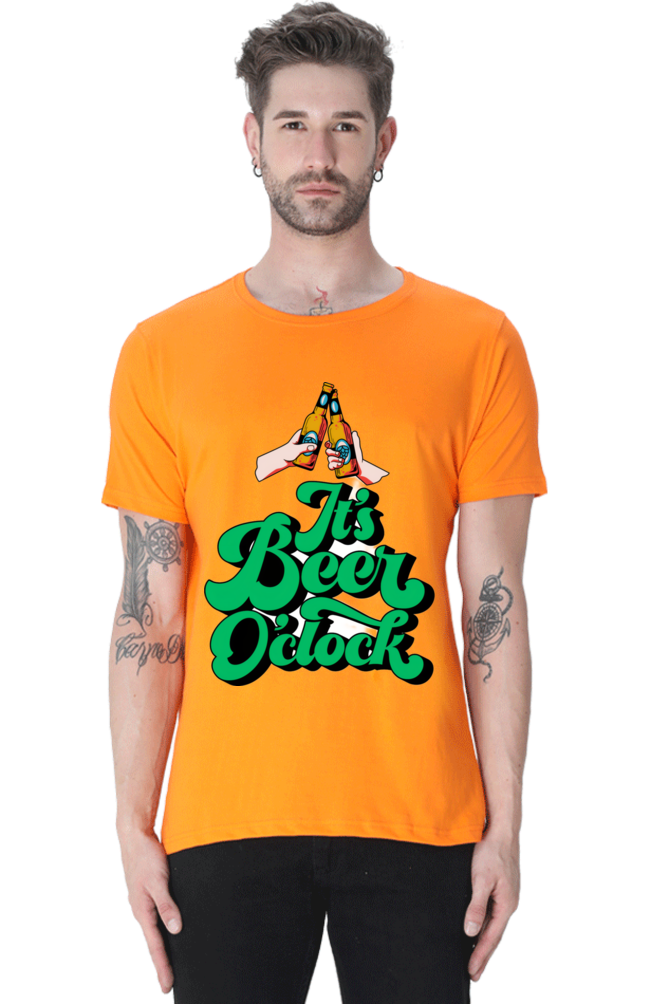 Chase Comfort: Bluelander's Cotton Half Sleeve T-Shirts - Playful Vibes, Endless Comfort!